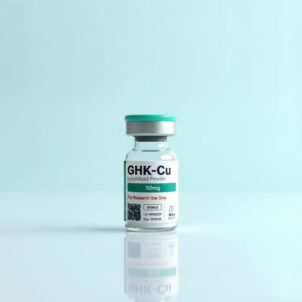 GHK-Cu (Copper Peptide) vial, available in India with free shipping