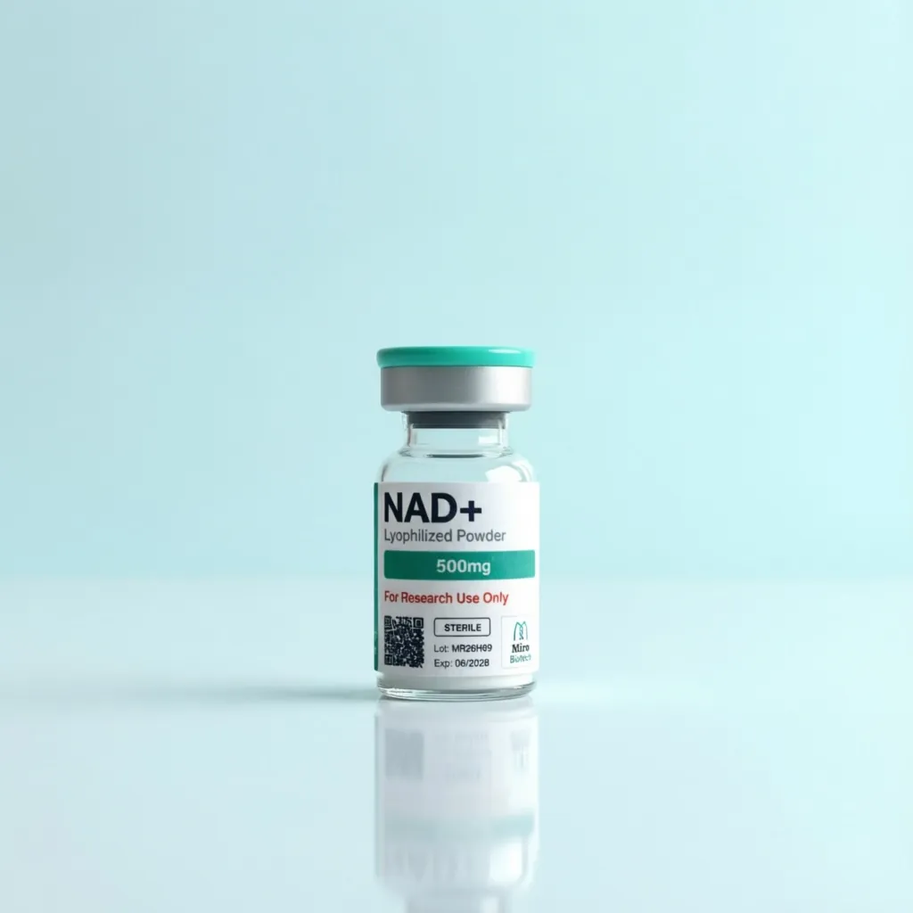NAD+ vial, available in India with free shipping